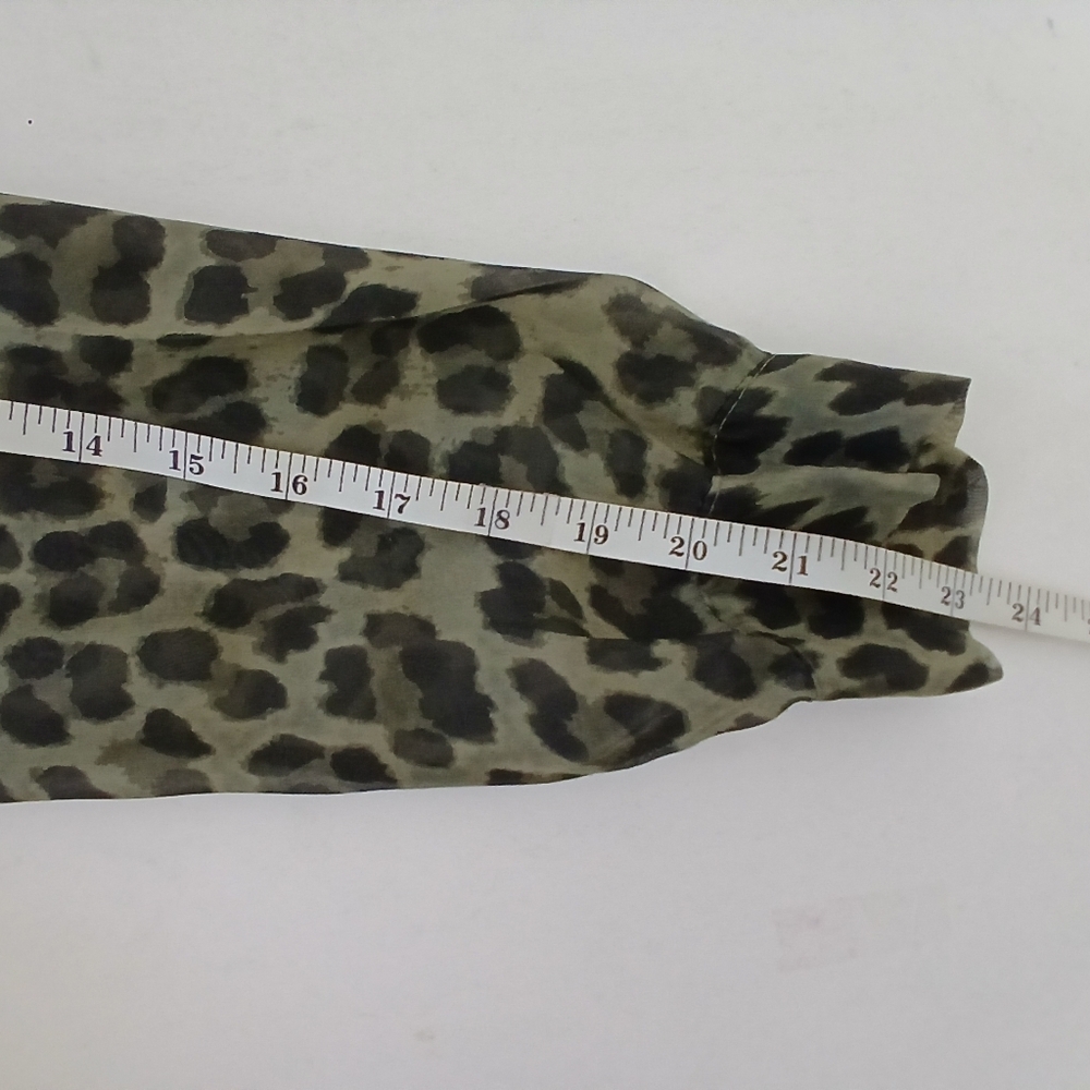 ITALIAN Silk Blend Bow Tie Bouse with Camisole long Slv Sz 14-16 - Picture 9 of 15